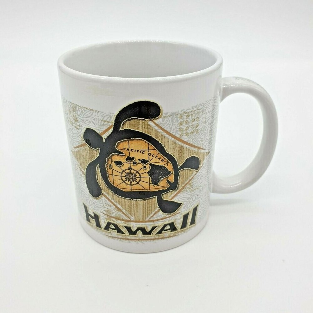 Hawaiian Sea Turtle Coffee Tea Cup Mug ABC Stores 2007 Island Collection Tropics